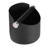 Coffee Grounds Bucket Stainless Steel Rubber Coffee Dump Bin for Home Restaurants BarsBlack Large V1294-YM0523-3118220002813
