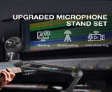 Heavy Duty Microphone Arm Microphone Stand Suspension Scissor Boom Stands with 6" Pop Filter and V178-14780
