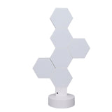 6PCS LED Hexagon Lights for Wall Wireless RGB Music Sync DIY Hexagon Gaming Light with Remote V1294-YM0901-3119240118611