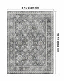 Area Rug, 2438.4x3048 mm Large Washable Rug, Non-Slip Tear-Resistant Soft Carpet, Pet & Child V952-JXDDT8X10FTF8FJJV001V0