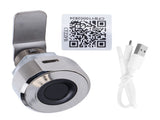 Bluetooth Fingerprint APP Lock Set Zinc Alloy Furniture Drawer Lock for Home Office V1294-YM0721-3114210014511