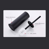 Toilet Brush Brushes and Holders Stainless Steel Handle Brush Set Bathroom Full Closed V1192-AZ-W-16736