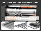 Rolling Mill, 2.24"/57 mm Jewelry Mill Machine, 1 2 Gear Ratio, 3-in-1 Multi-function V952-SHYYPJ3H157M2T9N9V0