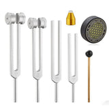 Tuning Forks for Healing, Aluminum Alloy Tuning Fork 128Hz, 136.1Hz, 256Hz, 384Hz, Hockey Puck V1369-AZ3-W-08366