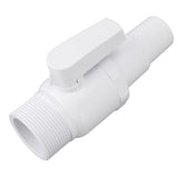2 Way Ball Valve PVC Pool Ball Valve Replacement for Hayward SP0729 Econoline Above Ground Pool Pump V1294-YM0901-3111240102111