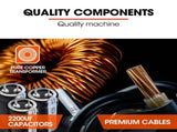 ROSSI 160 Amp AC DC TIG MMA ARC Stick Inverter Welder, Ideal for Aluminium and Copper Welding, 15A V219-TOLWDRROBT16