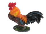 Chicken Figurine Resin Chicken Statue Garden Ornament Farm Animals Collection for Outdoor Backyard V1294-YM0901-3111240007012
