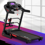 Everfit Treadmill Electric Home Gym Fitness Exercise Machine w/ Sit Up Bar 480mm TMILL-480-M804-SUB-AB