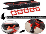 Spray Bottle Storage Rack, Wall-Mounted Spray Bottle Rack Holder, Garage Organizer Hanging Rail Car V1259-DP01-A-3857