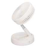 Stand Fan Folding Portable Telescopic Floor Desk Fan 7200mAh Rechargeable Battery Super Quiet V1294-YM0901-3113240042011