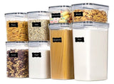 Airtight Food Storage Containers with Lids, 8 PCS Kitchen and Pantry Organization Canisters, V1079-FOODCONTAIN8