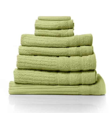 Royal Comfort Eden Egyptian Cotton 600 GSM 8 Piece Towel Pack Spearmint ABM-231920