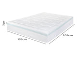 Dreamz Gel Memory Foam Mattress Topper 8cm Queen Size MP1017-Q-AU