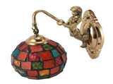 Turkish Wall Sconce Glass Iron 60W E27 E26 Hardwired Decorative Mosaic Wall Lamp for Living Room V1294-YM0901-3119240097711