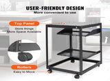 15U Open Frame Server 23-40 in Adjustable Depth, Free Standing or Wall Mount Network Server V952-KFSJJH15U2340IWPXV0