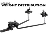 800lbs Weight Distribution Hitch System Load Leveller Caravan Anti Sway Bars V379-WGHTDIS800