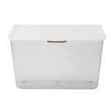 4L Wall Mounted Laundry Basket Dustproof Multifunction Wall Hanging Dirty Clothes Basket with Lid V1294-YM0901-3117240163411