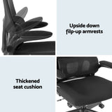Artiss Office Desk and Chair Set L Shaped Computer Desk 136cm with 2 Tier Storage Shelves, Ergonomic FURNI-DESK01-FZ09H-BK