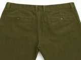 MENS CORDUROY PANTS Trousers Cords Casual STRETCH COTTON Size 32"-44" Adjustable - Olive V563-BR-MCURDOROYPANTS-89-97
