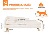 Luxury Pet Sofa Bed 80cm Rectangular Soft Anti-skid Couch V178-66939