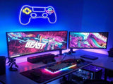 Game Controller Neon Sign for Gamer Room Decor - Gaming Neon Sign for Teen Boy Room Decor 41x27cm V1369-AZ3-W-04288