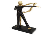 Romantic Couple Dancing Sculpture Decoration Resin Elegant Couple Ballet Dancer Statue Figurine V1294-YM0706-3115230054812