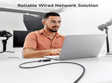 10Gbps 10-Pack Snagless Cat 6 Ethernet Cable - 10ft, Cat 6 Cable, Cat6 Cord, Ethernet Cord, Black V1258-DP02-C-2963
