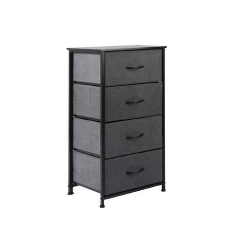 Levede Storage Cabinet Tower Chest Dark Grey CH1050-DG