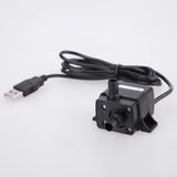 Battery Operated Submersible Water Pump for Aquarium Fountain Pond Circulating 10V USB Mini Quiet V1192-AZ-W-25476