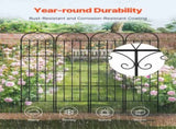 Garden Trellis for Climbing Plants, 87 x 20 in, 4 Packs Rustproof Metal Garden Flower Trellis, V952-HPJHX4JTH87W88ZO1V0