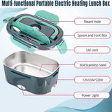 Electric Lunch Box Food Warmer Portable Leakproof Food Heater Car Home Picnic V201-ELB1222GR8AU