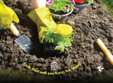 10Piece HeavyDuty Gardening Tools Set, Complete Garden Hand Tool Kit with Storage Tote Bag, V1188-MS-901-007