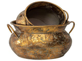 Set 2 Antique Lustre Pots 37cm V637-19699POT