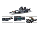Sluban B1186 Model Kit 144 J35 Carrier Fighter Chinese Stealth Jet Plane PLAAF Building Blocks SLB1186