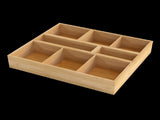 Toque Bamboo Drawer Organizer Multi-Use Storage Box KT1014-AU
