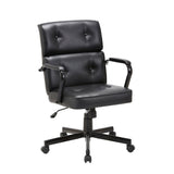 Beverly Home Office Chair In Black PU V369-CS-2213-BLACK