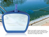 Swimming Pool Leaf Rake Fine Mesh Frame Net Fish Pond Skimmer Cleaner V1294-YM0901-JY37563