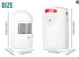 Infrared Alarm System - Wireless Motion Detection Security Alarm for Home & Office V1192-D20