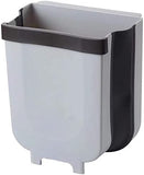 Hanging Trash Can Collapsible Small Garbage Waste Bin for Kitchen Cabinet Door V178-40996