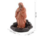 Ceramic Incense Holder Censer Smoke Backflow Incense Burner Decor Ornament V1294-YM0901-JY24724-02