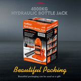 4-Ton Hydraulic Bottle Jack Heavy Duty Car Lifter with Safety Valve V465-82038