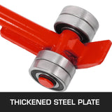 VEVOR Prylever Bar 3T Capacity Steel Pry Lever Bar Heavy Duty with Wheels Prylever with 1.5 m Length V952-QG3T1.5M000000001V0