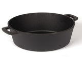 26cm 2-in-1 Cast Iron Dutch Oven & Skillet Set Pre-Seasoned Dual-Use Pot with Lid Fry Pan, Durable & V324-TSD-DUALPOT26CM