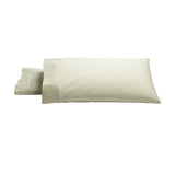Bianca Pair of Heston Cotton Percale King Pillowcases Stone V442-BCA-PILLOWC-HESTON-STONE-KI