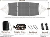 Camping Hammock with Mosquito Netting and Tree Straps - Sturdy Up to 450lbs for Outdoor, Backyard, V1258-DP02-C-932