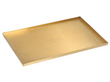 Modern Metal Gold Plate Rectangle Storage Tray Cosmetic Jewelry Display Stainless Steel Tray V1294-YM0715-3115210277011