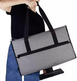 Desktop Computer Monitor Portable Carrying Case Padded Travel Bag for Universal with Accessories V1369-AZ3-W-01361