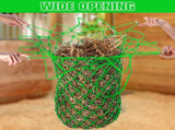 4 Pcs Hay Bags for Horses 40 Inch Slow Feed Hay Nets Bag for Horses Goats Sheep Oxford Hanging V1192-AZ-W-3105