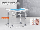 Shower Chair, Adjustable Height Shower Stool with Crossbar Support, Shower Seat for Inside Shower or V952-LYDFXLHJPEWFYGW6TV0