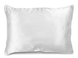 White SILK PILLOWCASE - 51X76CM V441-PC4347WTE51X76